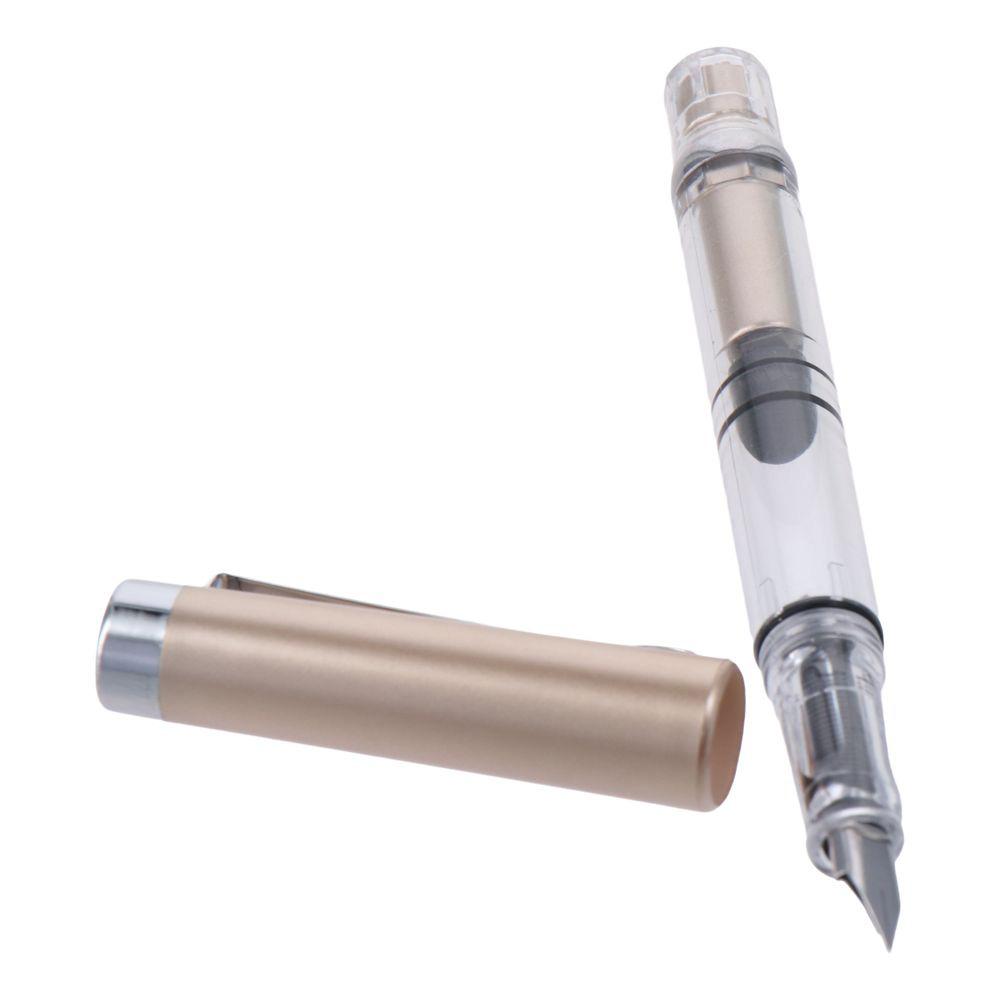 Refillable Smooth Writing Pen Transparent Refills Elegant Design Fountain Pen  Home