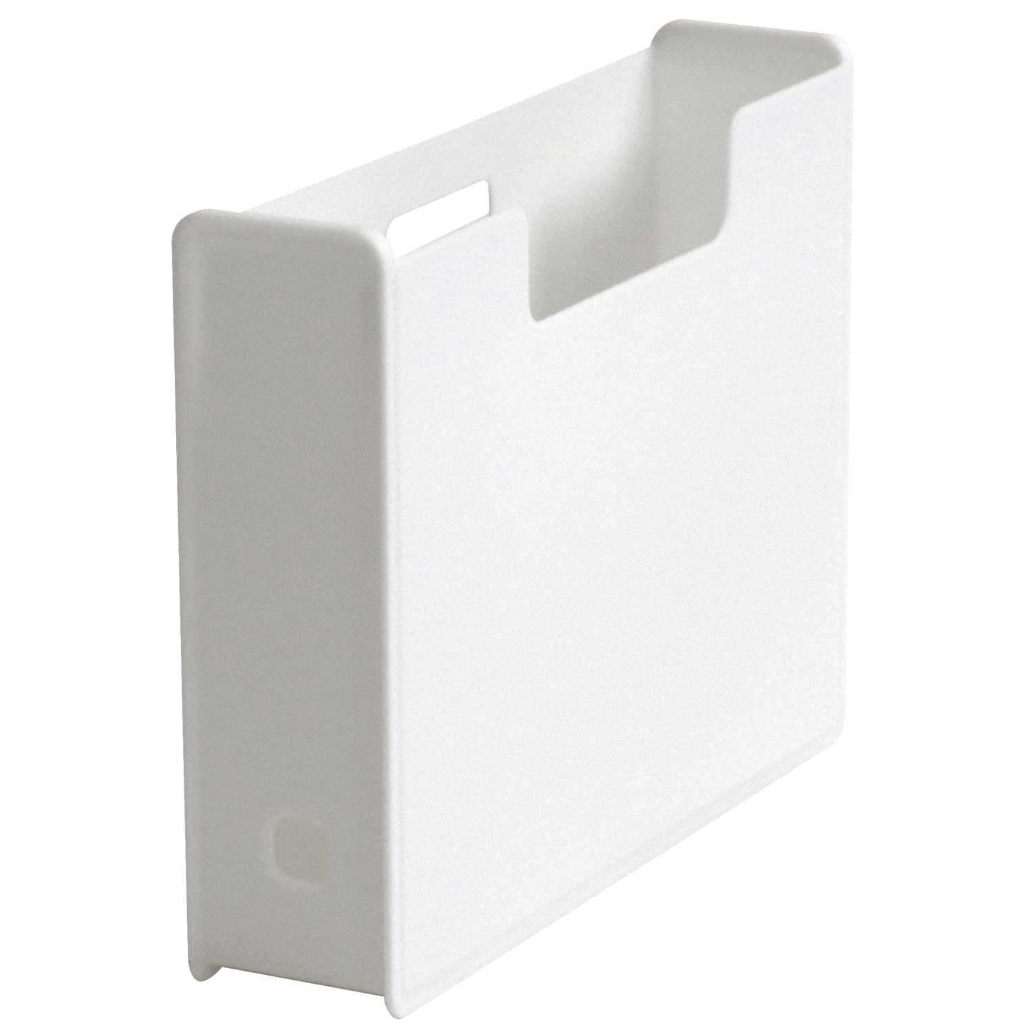 Sanka Sanbassa Slim Floating File Box with Powerful Magnetic Storage Fits A4 Size Files White 4kg Weight Capacity Securely Mounts to Desks 4289₽