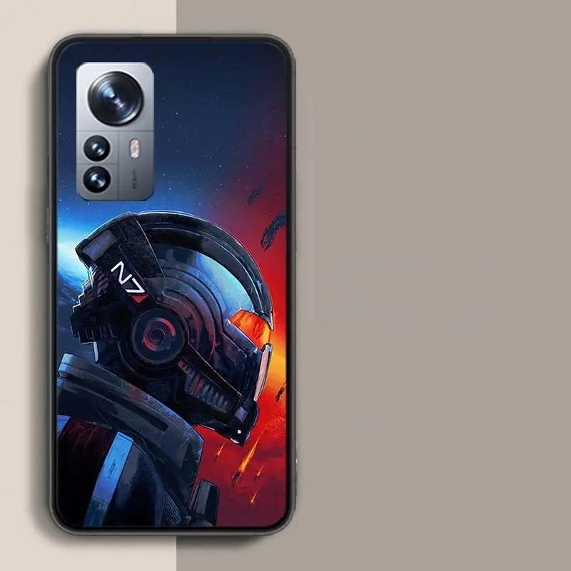 N7 Mass Effect Phone Case For Xiaomi Poco X3 NFC X4 GT M3 M4 M5 M5S X7 X6 X5 F6 Pro F5 F4 Mi F3 F2 Cover TPU Capa Coque Clear Pa