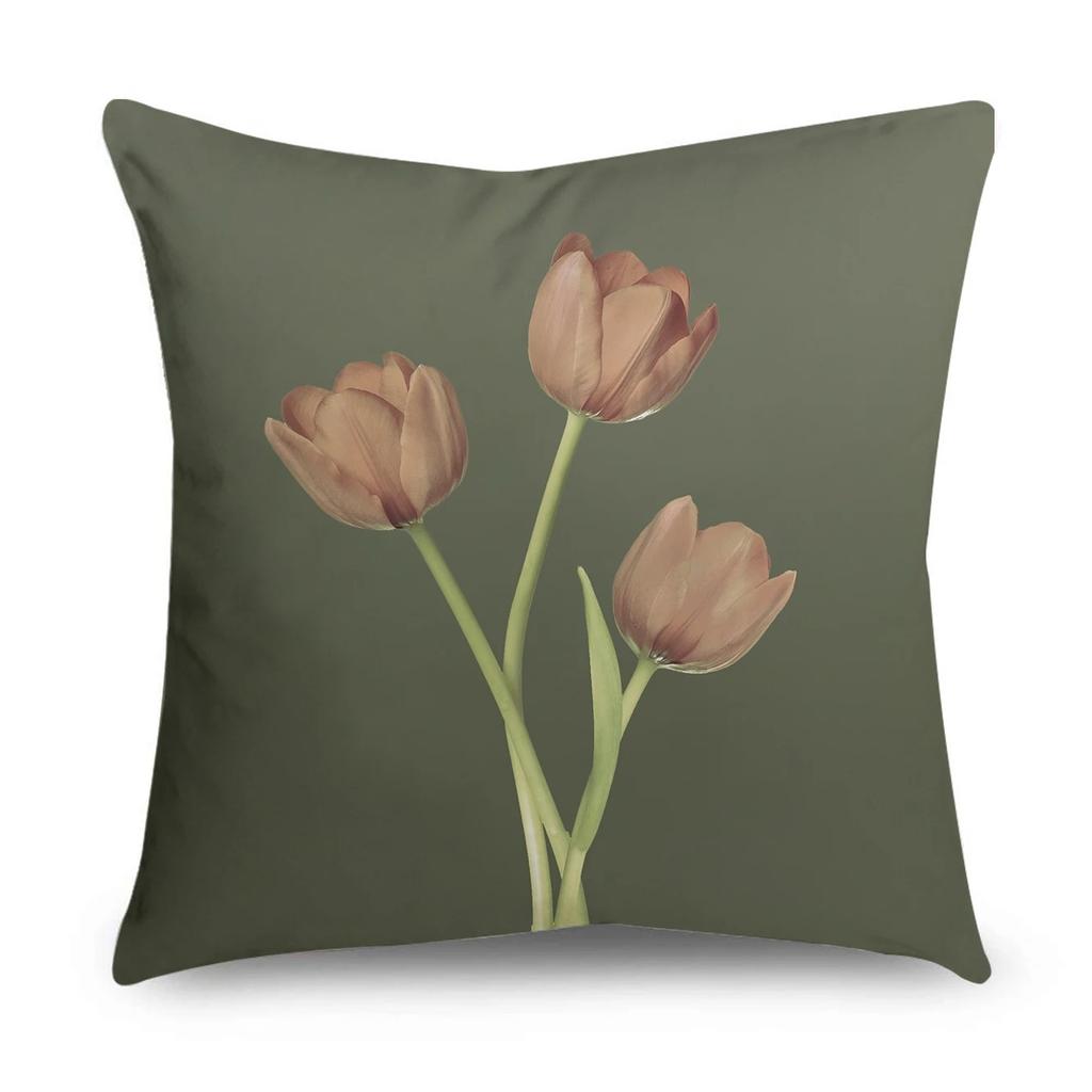 Green Pattern Decorative Pillowcase Bedding Home Decoration Cushion Pillowcase