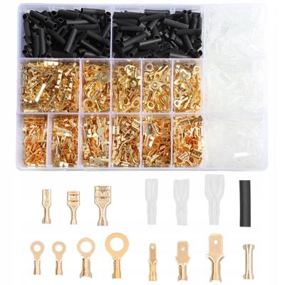 2.8/4.8/6.3mm Spade Crimp Connectors Electrical Lugs Terminal Insulating Wire
