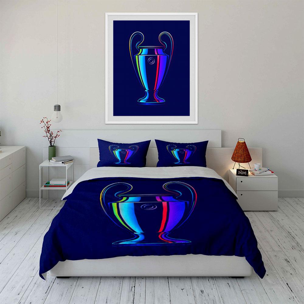 Rainbow-colored Trophy Design. Bedding Sets Duvet Cover Sets Duvet Covers Pillowcases(1 * Duvet Cover 2 * Pillowcases, Without Duvet Insert)