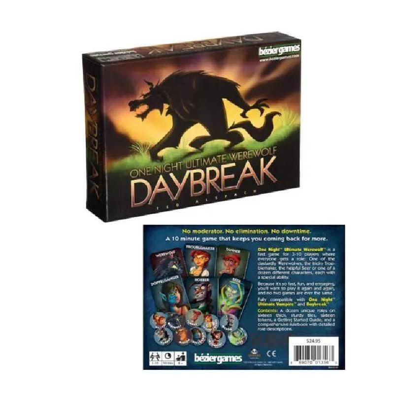 One Night Ultimate Werewolf Board Game Colorful Box High-quality Copper Paper Interactive Play