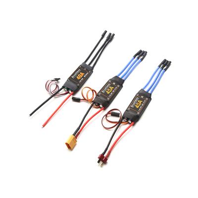 40A Bezszczotkowy elektroniczny regulator prędkości ESC 2-4S Wtyczka XT60 z 5V 3A BEC 3,5MM Głowica bananowa dla