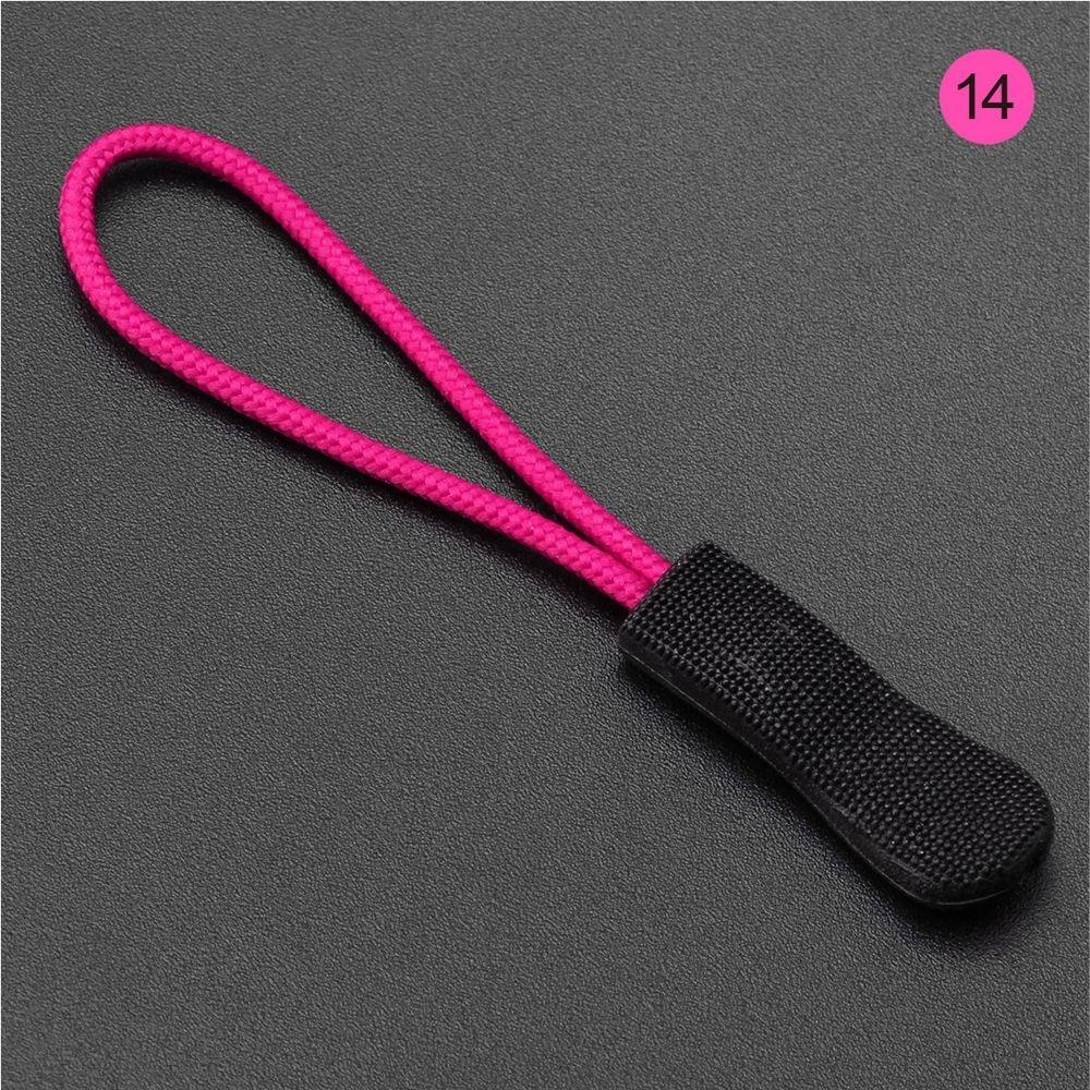 10Pcs Fixer Crafts Tag Apparel Sewing End Fit Zipper Buckle Zipper Puller Zipper Ropes Zip Cord