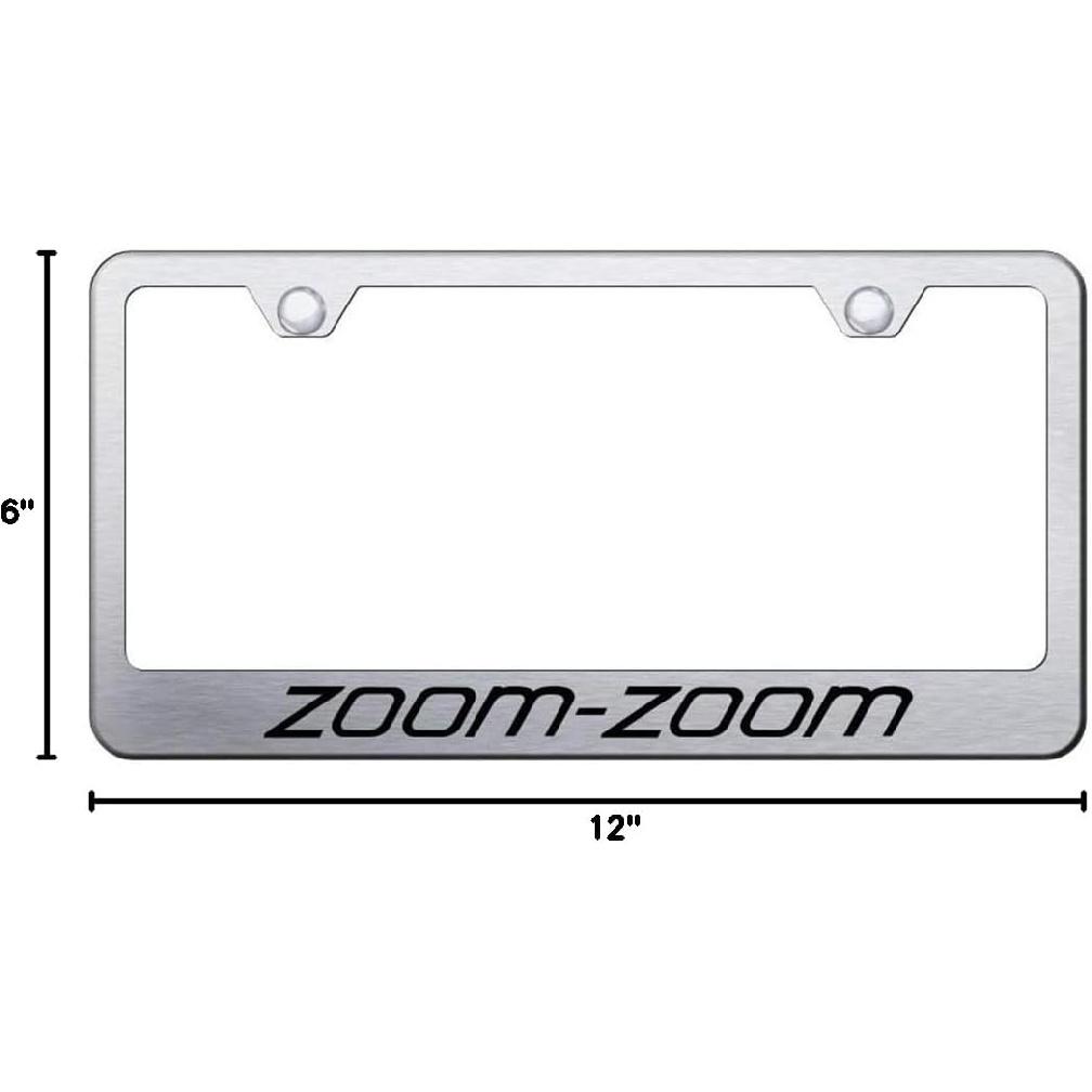 Mazda Zoom Zoom License Plate Frame