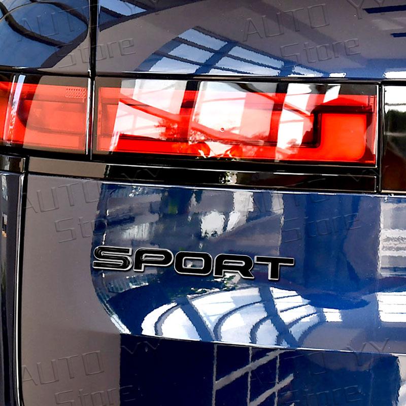 3D Chrome Metal HSE SDV6 SDV8 Luxury Logo Emblem Car Side Fender Trunk Badge Sticker For  Sport Discovery Evoque Decor