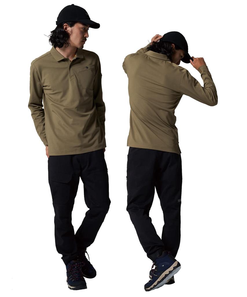 Toraichi Workwear Long Sleeve Polo Sizes Regular Fit L 5880-614 Shirt, S-5L, Year-Round, (Size 15. White)