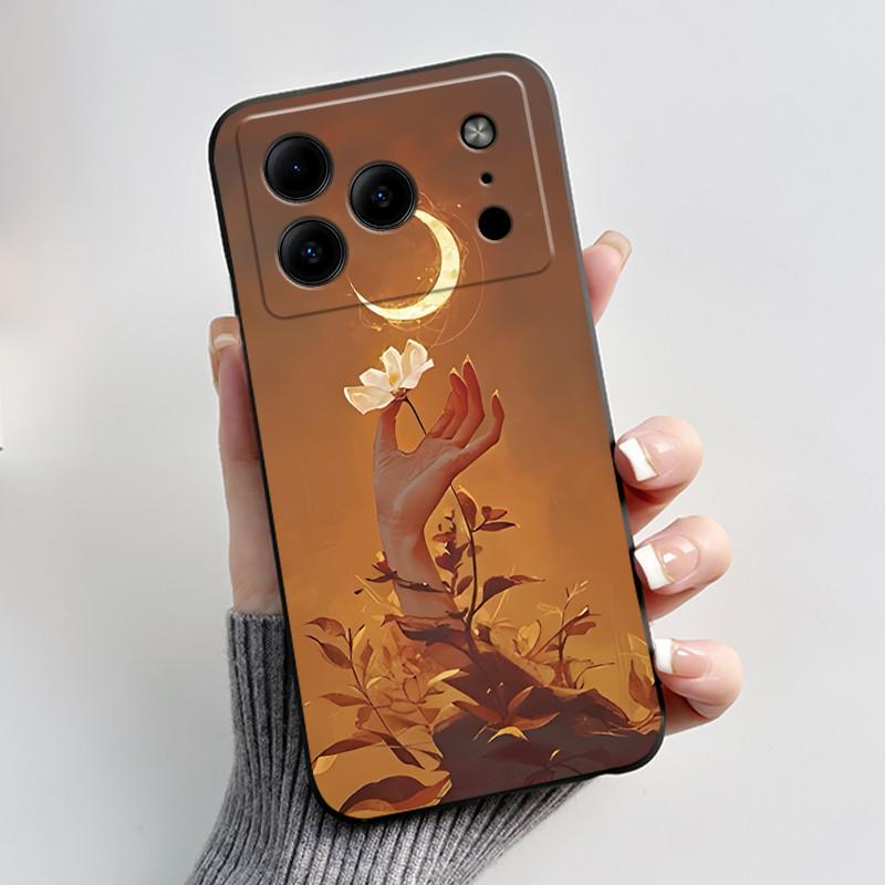 Para Carcasa Doogee Note56 Para Funda de Teléfono Doogee Note 56 Estética Lujo Lindo Genial Niño Niñas Negro Mate Silicona Suave Cubierta Trasera