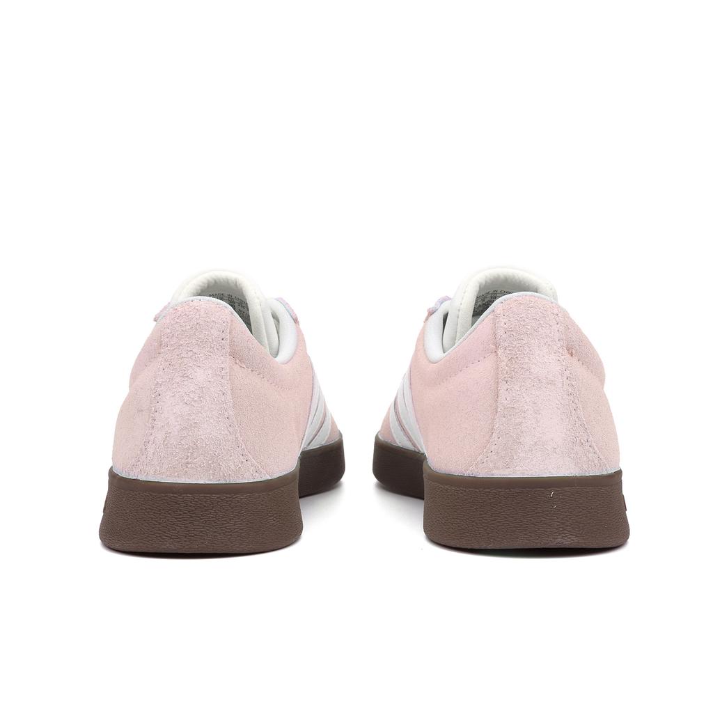 Adidas VL COURT 2.0 Butter Meowth Slip Resistant Abrasion Resistant Low top Skateboard Shoes Unisex Pink HQ1802(Team2259-)