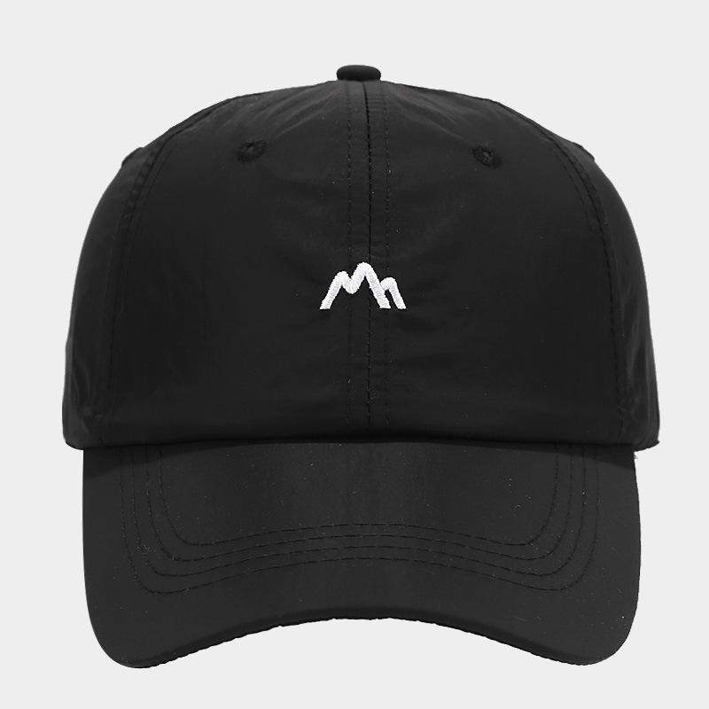 Spring new mountain embroidered baseball caps for men and women outdoor hiking breathable quick drying cap sun hat tide