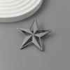 Stellar Mango Element Stainless Steel Brooch, Classic Fashion Badge, Banquet/Speech/Business Universal Lapel Jewelry.