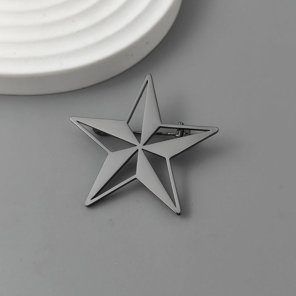 Stellar Mango Element Stainless Steel Brooch, Classic Fashion Badge, Banquet/Speech/Business Universal Lapel Jewelry.