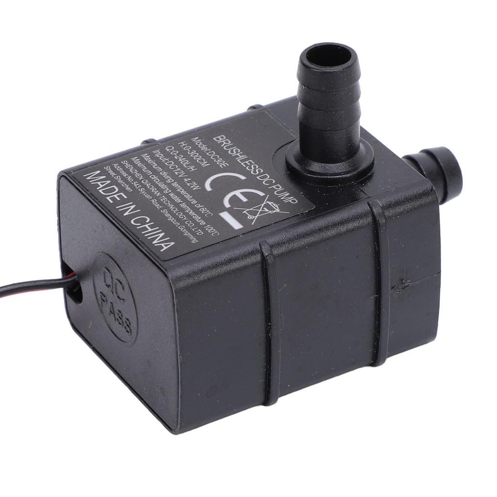 Pompă de apă submersibilă 4.2W 240L/H 300cm Înălțime de pompare IP68 Rezistentă la apă Micro DC12V Pompă de apă fără perii