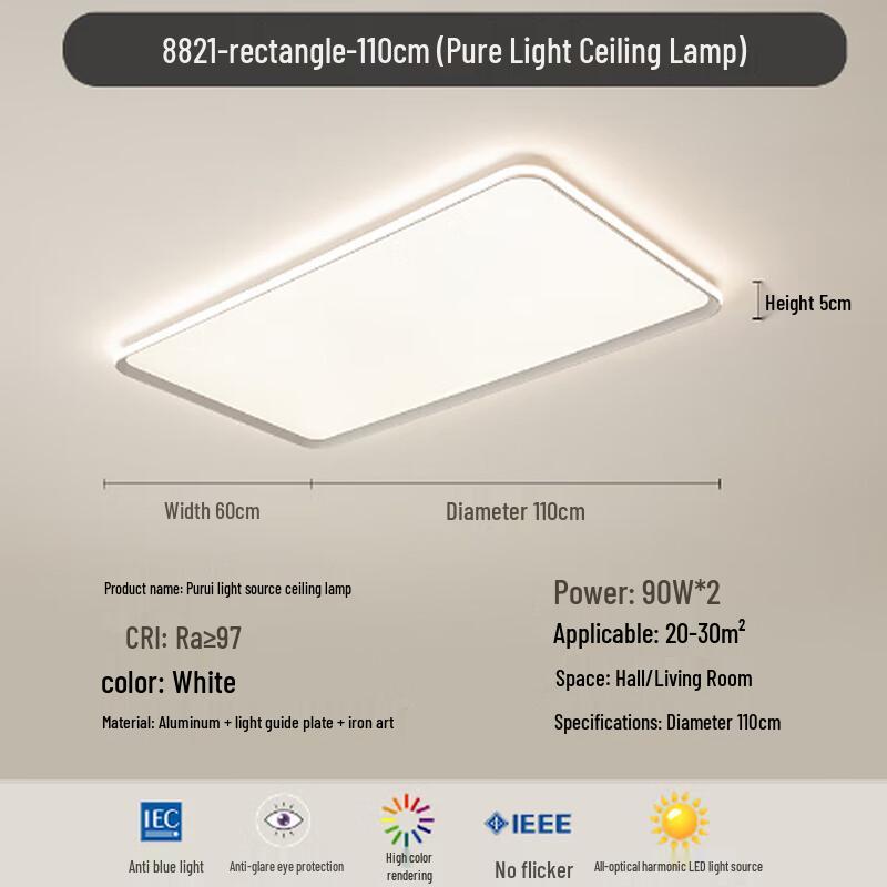 Nu-Style Anti-Blue Light LED Ceiling Lamp Package