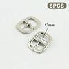 5Pcs Metal Pin Belt Buckles Durable Strap Clasps 12/18/25mm for DIY Shoes Bag Handbag Leather Craft Repair