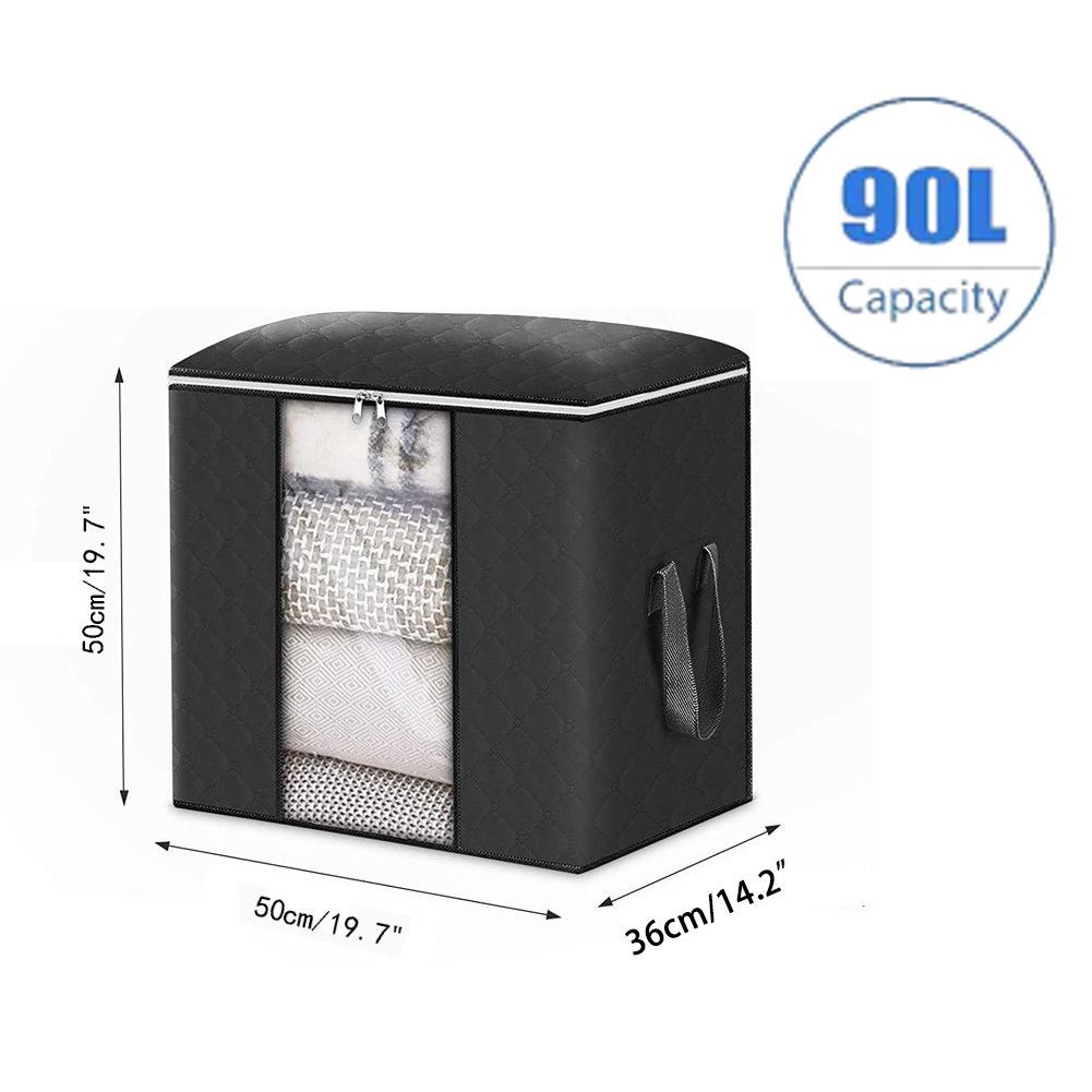 Non-woven Under-bed Quilt & Clothes Storage Box - Dustproof, Moisture-proof, Foldable Organizer