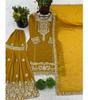 Bollywood Faux Georgette Salwar Kameez Sharara Set Indian Women Designer Salwar Suit Dress