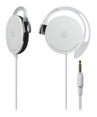 Audio Technica WH Headphones Wired Ear Hook Ear Fit White ATH-EQ300M