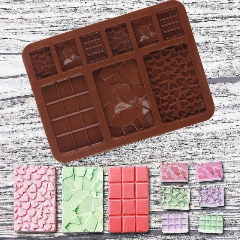 Matrita Silicone Chocolate Bar Mold – Deep, Easy Release for Energy Bars and Waffles, Perfect for Handmade Chocolate