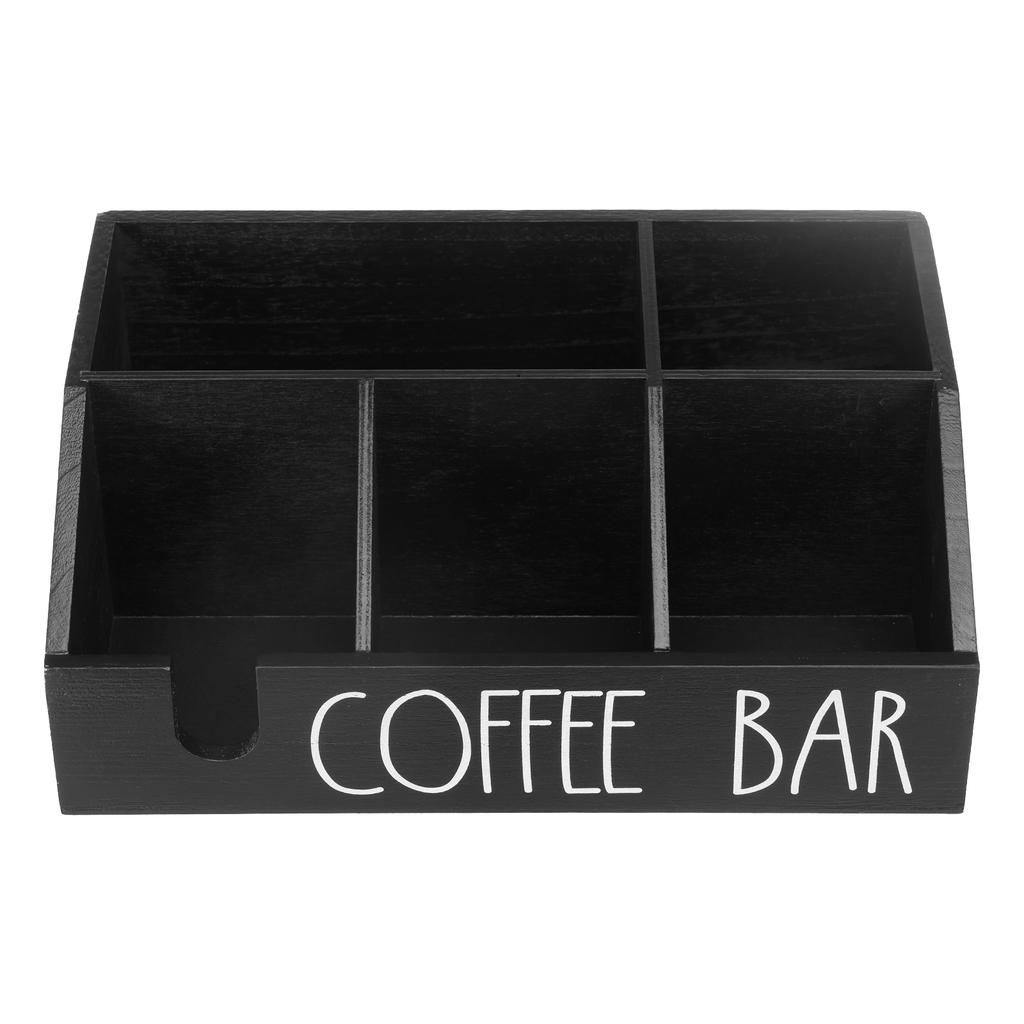Kaffee Bar Organizer Solide Mehrzweck Holz Kaffee Kapsel Halter Einfach zu Benutzen Gewürz Aufbewahrungs Organizer Korb für Heimgebrauch