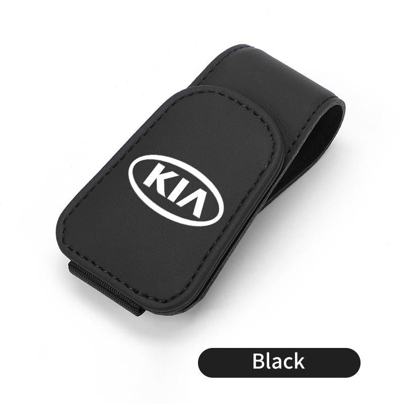 CKWQ4 Car Multifunction Sunglasses Holder Glasses Clip Card Ticket Clip Storage Clips For KIA Cerato Proceed Venga Stonic Picanto