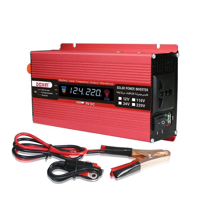 1000W Car Inverter with USB and LCD Screen - Power Supply and Converter