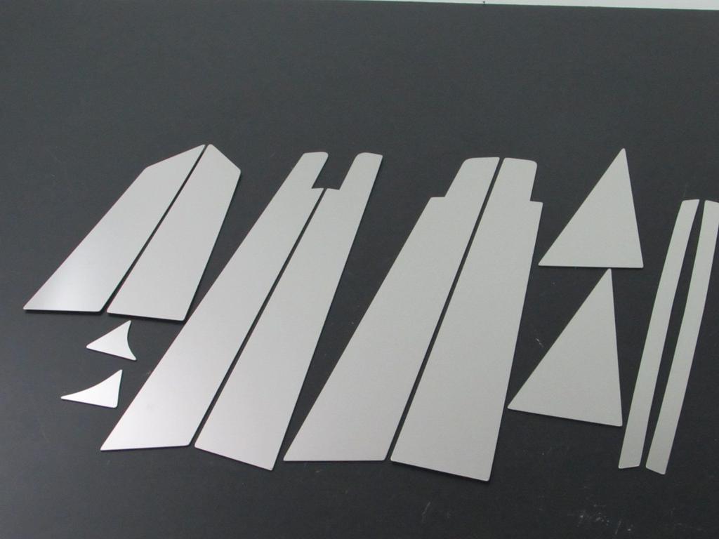 BRIGHTZ Stainless Steel Pillar Panels for Honda Odyssey with Standard Set 8940 Ultra-Mirror RB1-2 (Early Model) RB1/RB2 (Compatible Visors) 12-Piece