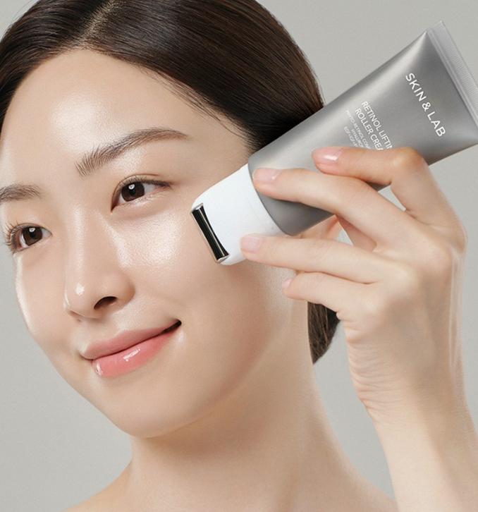 Skin & Lab Retinol Lifting Roller Cream 50ml | Korean Skincare | Anti-Aging & Firming