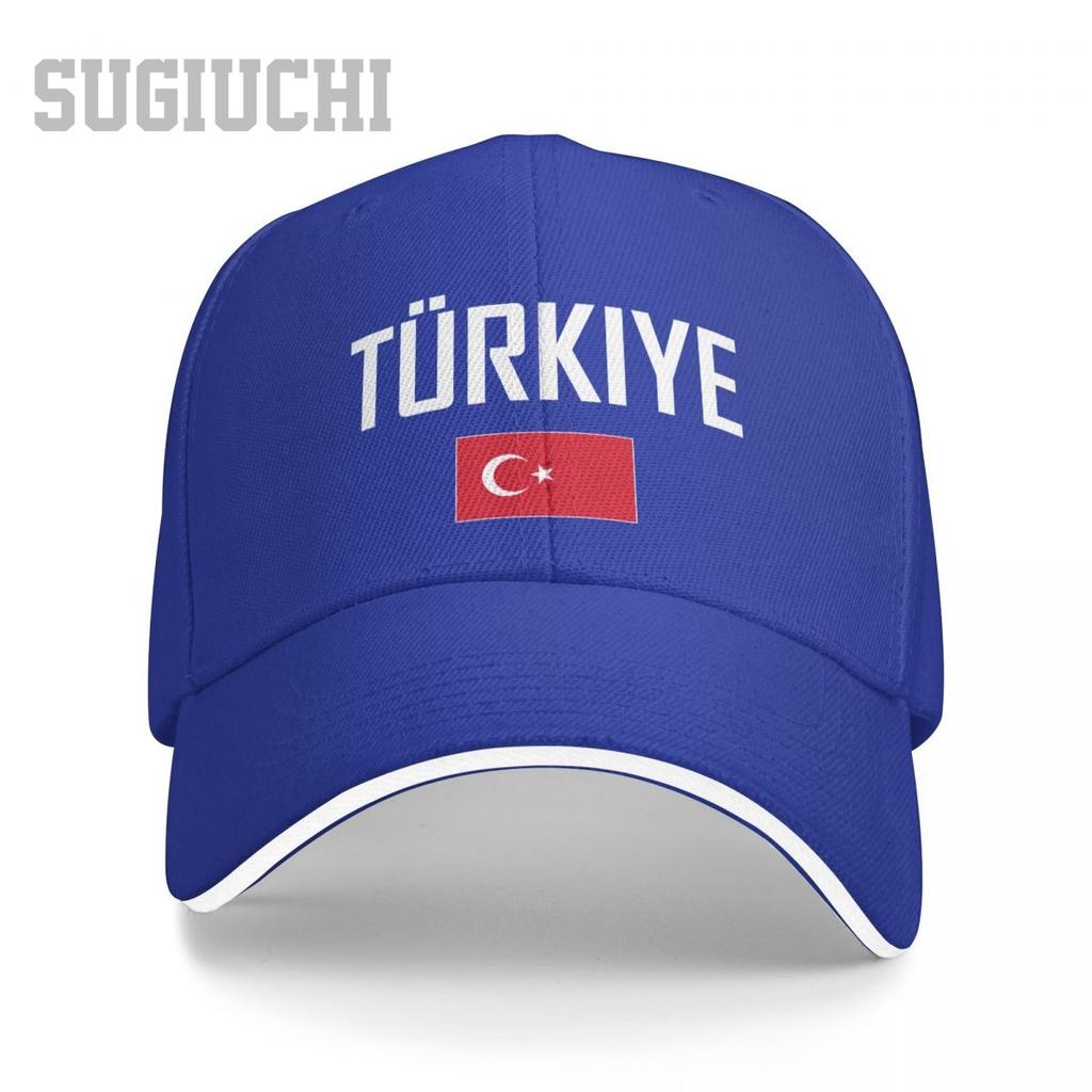 Unisex Sandwich TuRKIYE Turkey Flag And Font Baseball Cap Unisex Women Hip Hop Caps Snapback Golf Hat Fishing