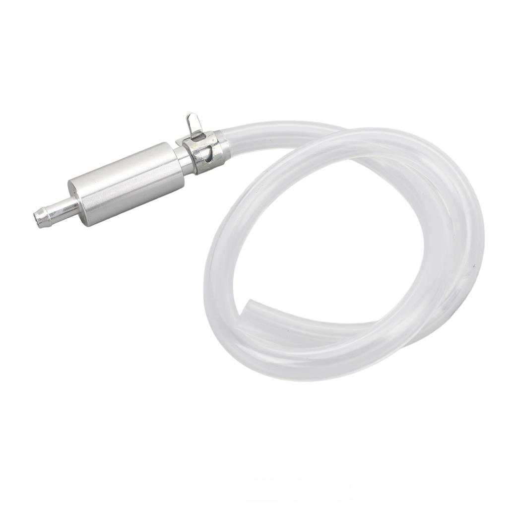 Bremsflüssigkeitsentlüftungsschlauchleitung Aluminium Klar Einweg-Rückschlagventil Schlauch Entlüftungswerkzeugsatz für