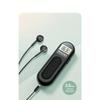 Mini oppladbar bærbar FM-radioklips - kompakt design, lang batterilevetid, hodetelefoner inkludert