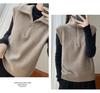 Women's 100% Pure Wool Double-Layer Vest, Seamless Knit for Autumn/Winter, Perfect for Layering