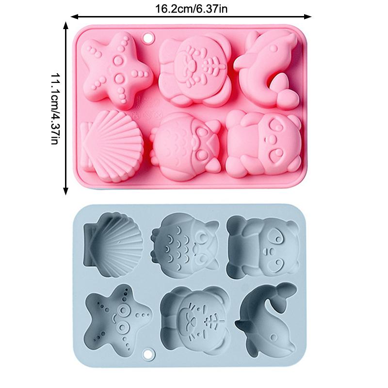 Chocolate Mold Owl Tiger Dolphin Silicone Mold For Cake Gummy Jello Ice Cube Crayon, Cake Decoration Soap Mold