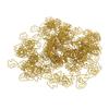 200 Pcs Cat Paper Clips Gold Iron Electroplating Cute Animal Shaped Paperclips for Home School