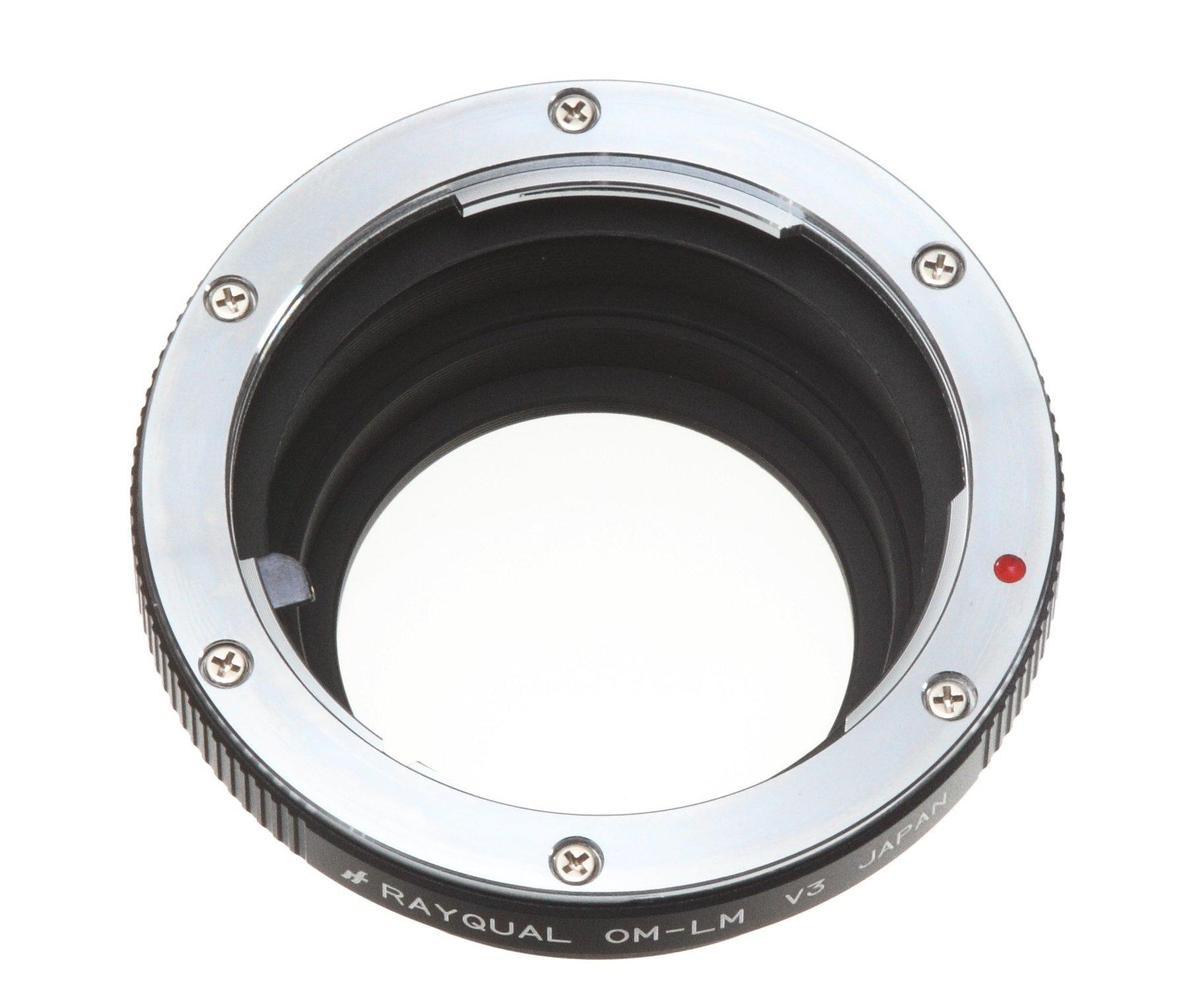 

Rayqual Lens Mount Adapter for Olympus Lenses to Leica Cameras Japanese-made OM-Mount M-Mount (OM-LM)