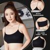 Damen S Dünner Träger Rückenfrei Dehnbar Trägerlos Bralette BH