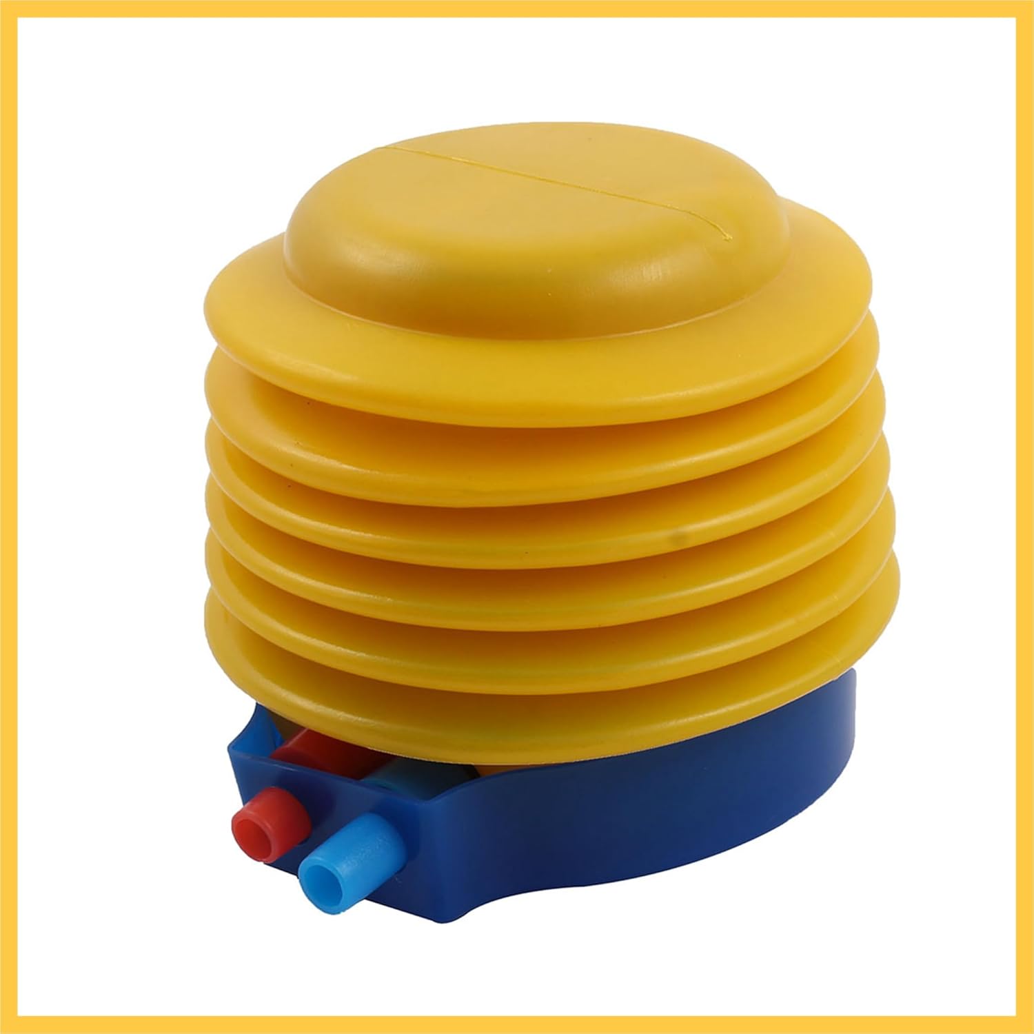 Plastic Balloon Easy Hand Foot Operated Air Bellow Pump Inflator Blue Yellow Auto Replacement Parts