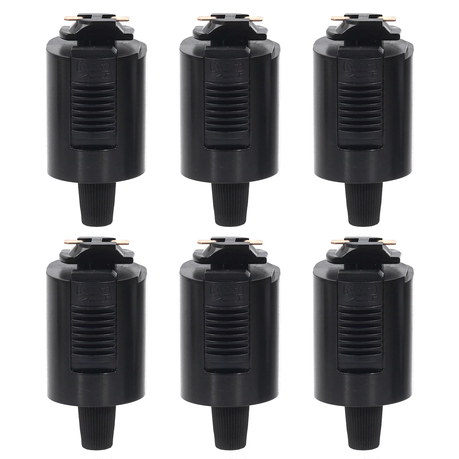 

Адаптер для осветительной шины Pispoer, Легкая сборка, Черный, Набор из 6 штук (В комплект входят винты)