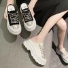 Women Shiny Rhinestones Shoes Four Seasons Casual Sneakers Women Stylish Sport Shoes Lace-Up Sports slippers  mujer