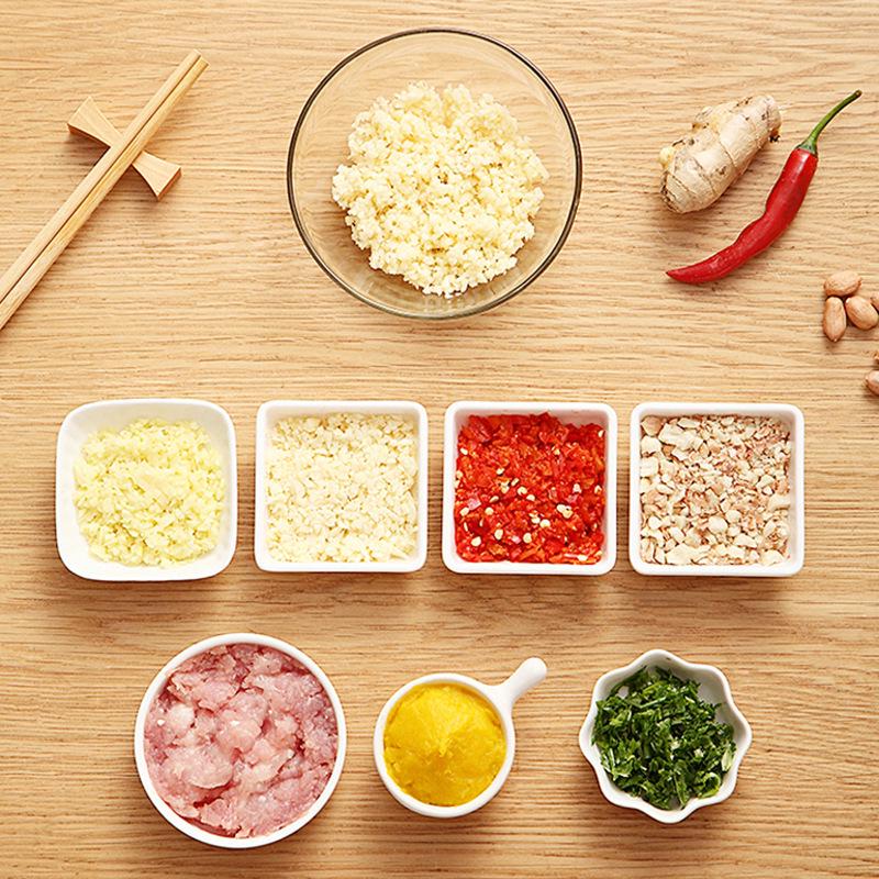 Compact Manual Hand-Pull Garlic Chopper and Mincer