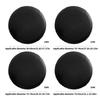 Strong Black Spare Tyre Cover Easy to Install Lychee Pattern Spare Tire Protector for SUVs Trucks & Off Road Cars
