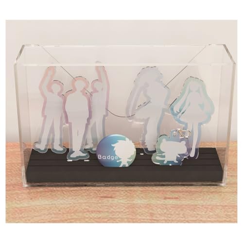 Nakabayashi Acrylic Stand Case, Fits 12cm Tall, Clear, CCA-101CR