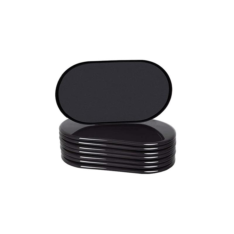 

8 шт. тяжелых мебельных движителей многоразовые большие мебельные полозья кровать диван стол стол движущиеся накладки для ковров и деревянных полов чёрный