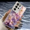 Flower Marble Phone Case for Samsung Galaxy S24Ultra S23 FE Note 20 Ultra S20 S21 S22 Plus S20fe S23Ultra 5G Silicone Soft