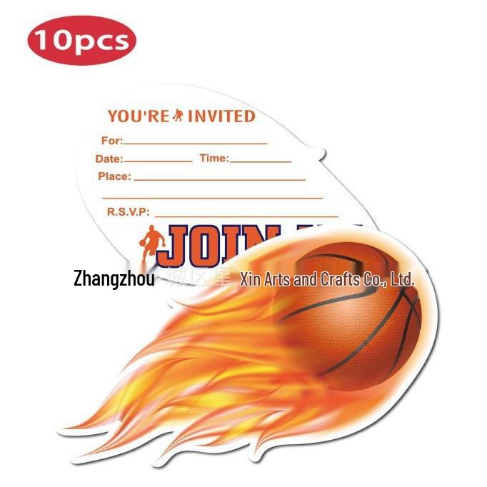 In Stock Basketball Theme Birthday Party Supplies - Invitations & Greeting Cards