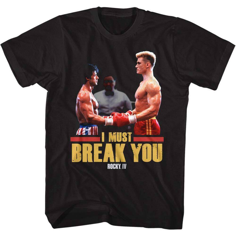 

Черная футболка унисекс Rocky Mustbreak