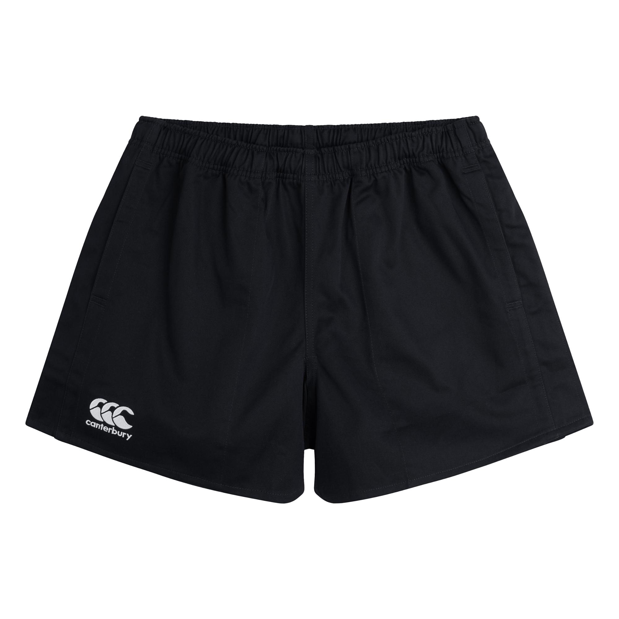 Canterbury Heren Professionele Katoenen Shorts 5XL zwart