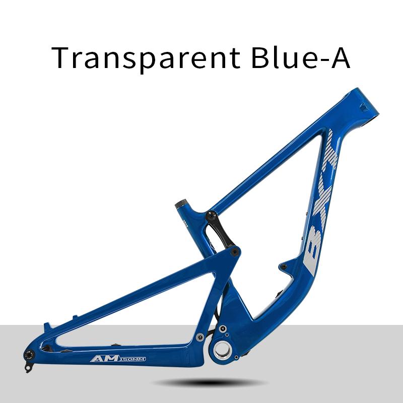 Telaio Full Suspension BXT 29er Boost, Telaio MTB in Fibra di Carbonio Gancio UDH, Boost 148x12mm, Escursione 100mm-120mm
