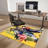 1pc Hunter x Hunter Carpet - Killua & Leorio Design Office Chair Mat, Anti-Slip Rug for Desk, Home Decor, Living Room, Bedroom, Game Room, Birthday Gi